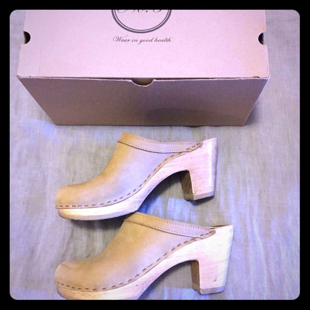 No.6 High Heel Clogs